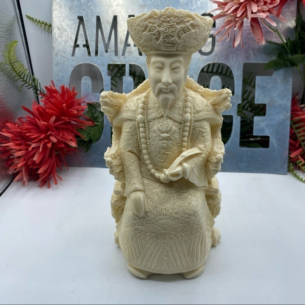 Chinese Asian Ivory Statue Man